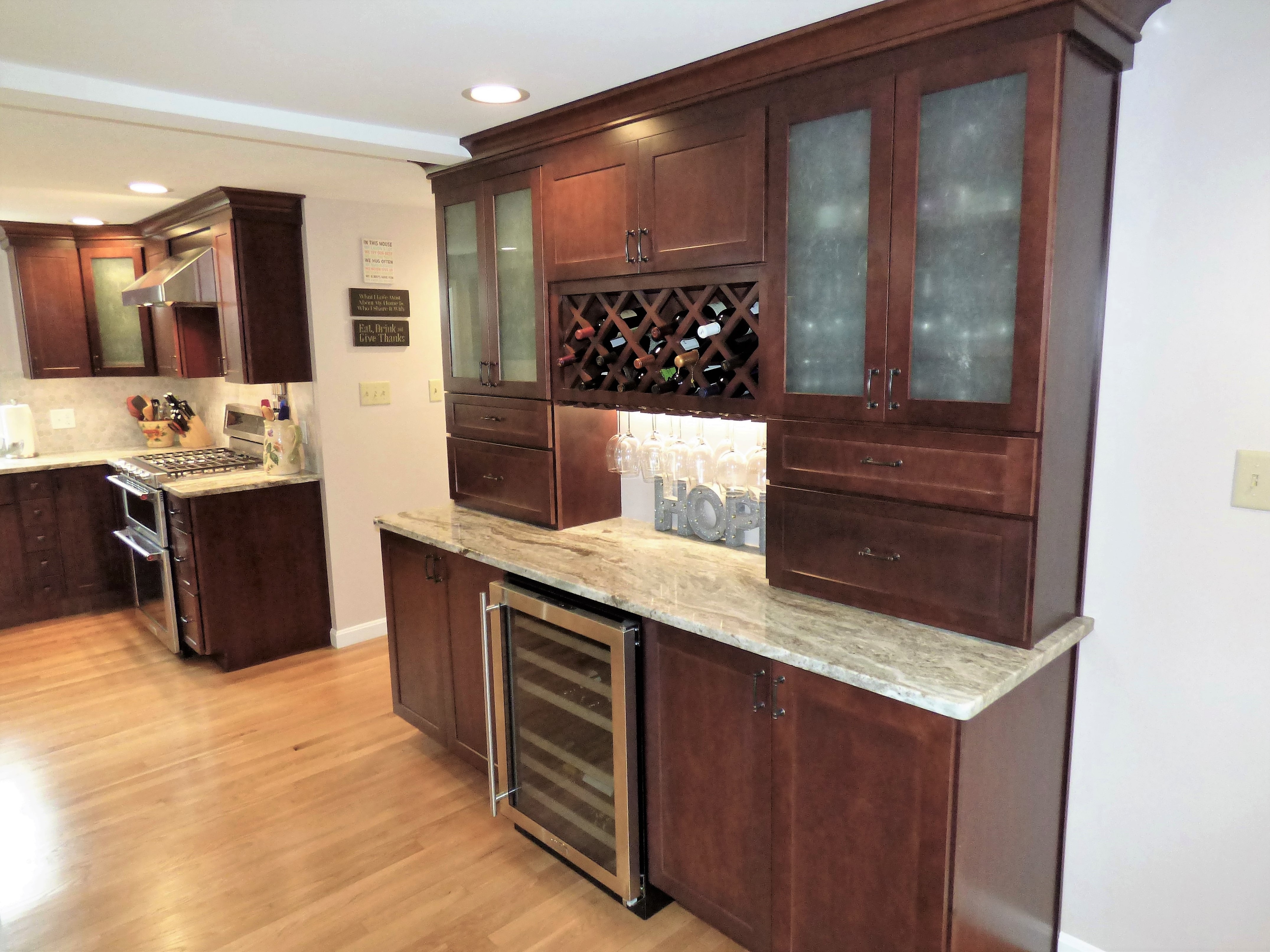 kitchen pantry and counter top installation
