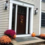 After view of front door replacement in Hampstead NH