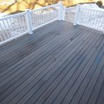 Composite deck addition in Newmarket NH