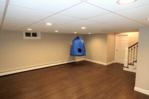 Basement renovation in Exeter NH