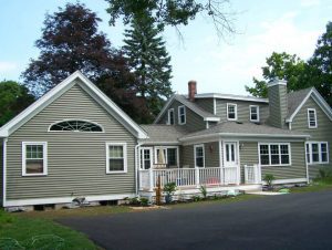 Deck addition in Derry NH