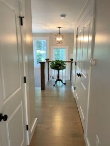 Remodeled hallway - general contractors salem nh