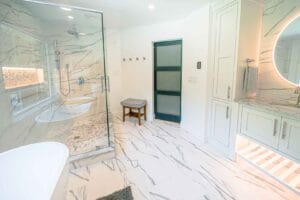 Remodeled bathroom - in law apartment additions pelham nh